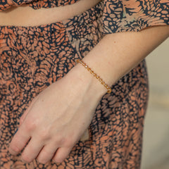 Golden Hour Beaded String Bracelet