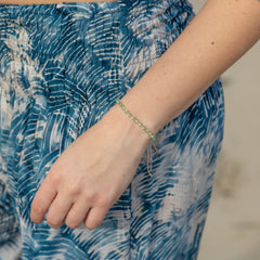 Golden Ivy Beaded String Bracelet